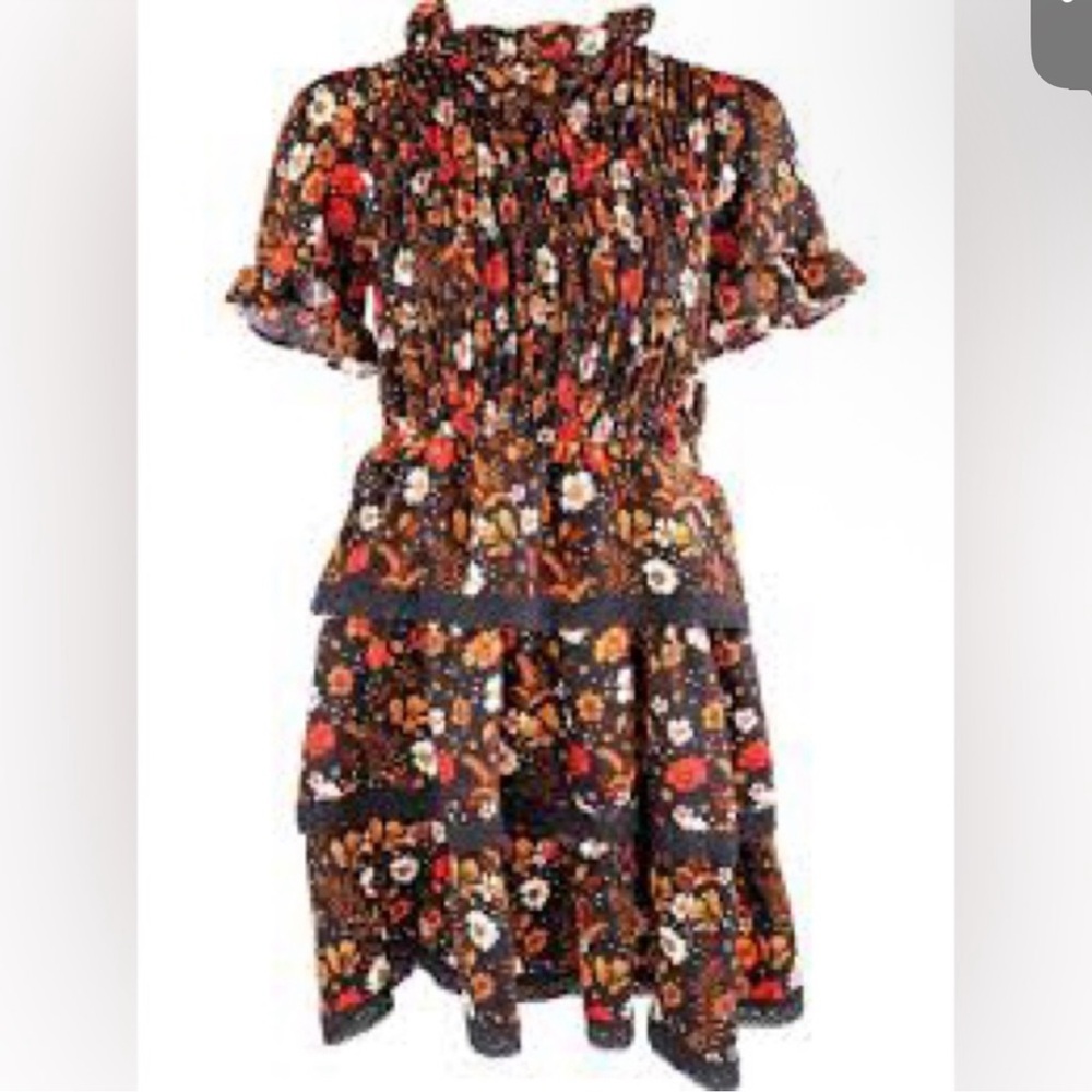 NWT - Simply Southern Vintage Floral Smocked Dress- Size XL